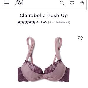 Clairabelle Push up Bra
